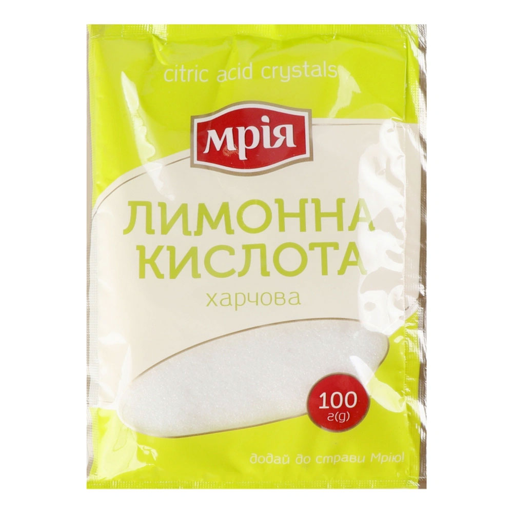 Лимонная кислота, 100г. Мрия - фото 1