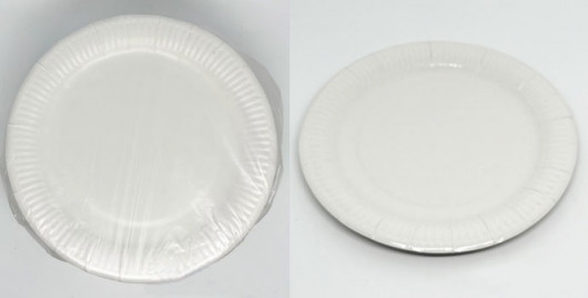 Тарелка бумажная 23см., без делений, 100шт./уп., бел. Украина - фото 3