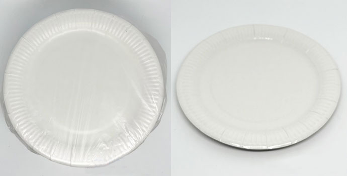 Тарелка бумажная 23см., без делений, 100шт./уп., бел. Украина - фото 3