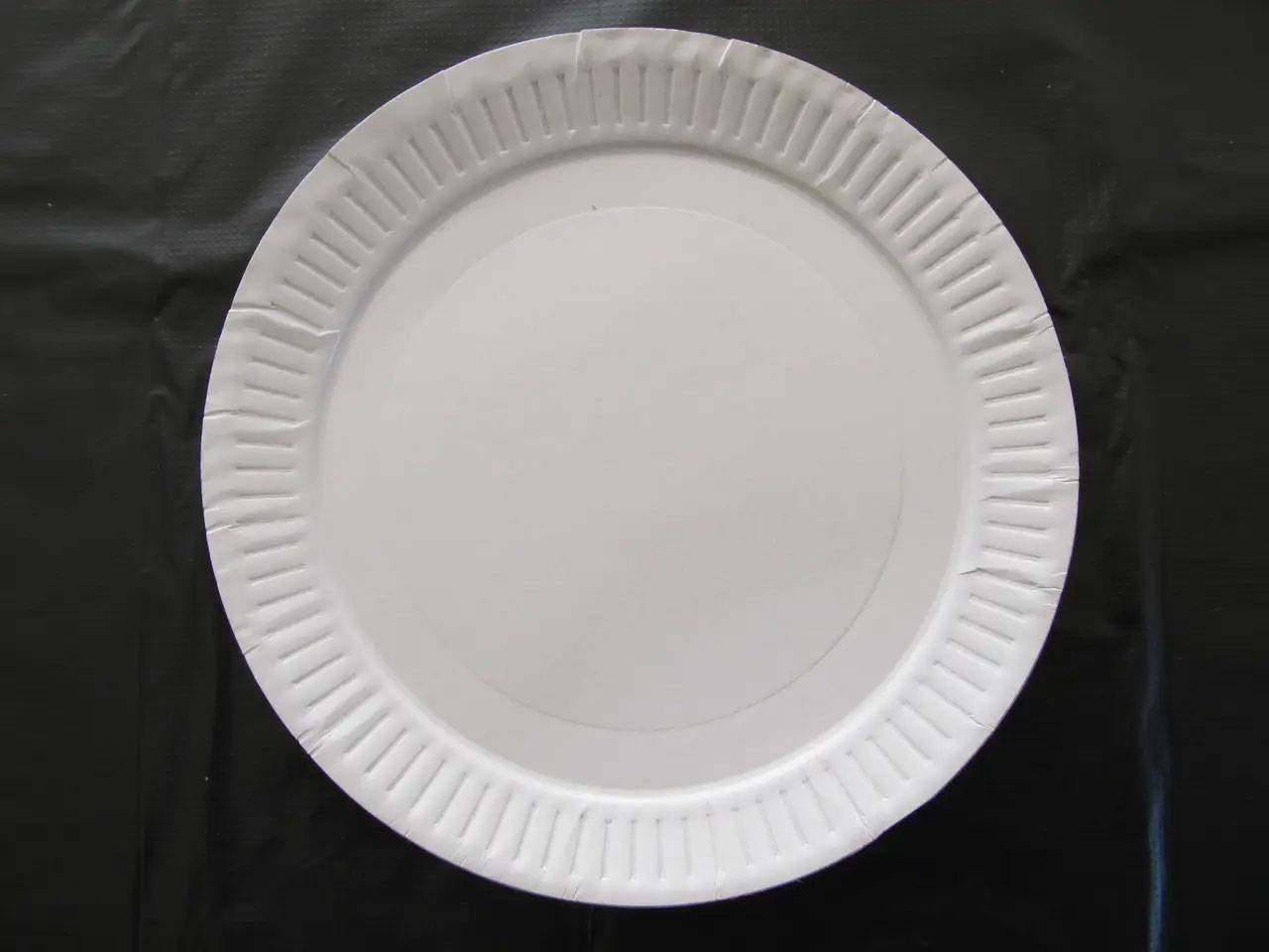 Тарілки одноразові d=23см. без відділень 50шт/уп., біл. Україна — фото 1