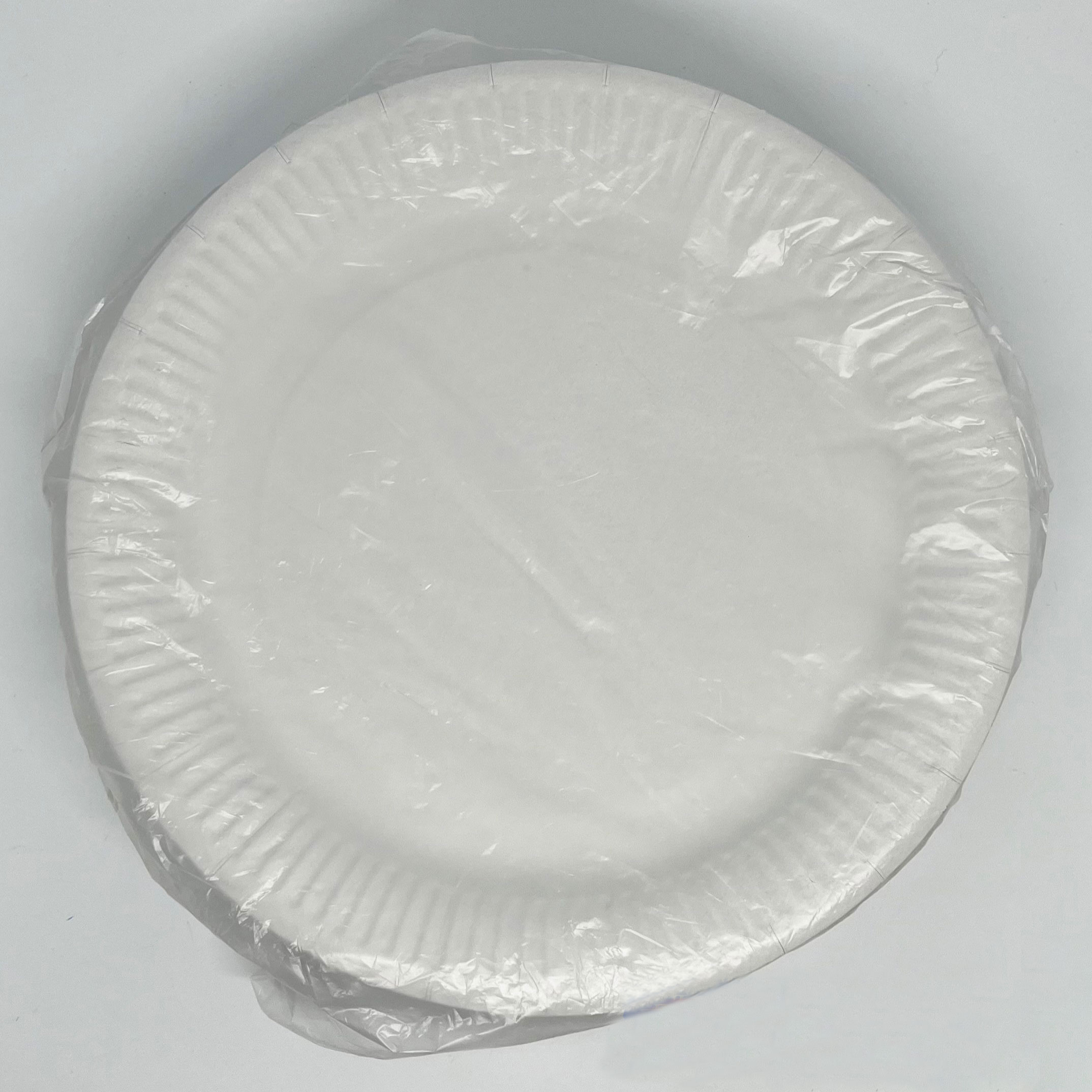Тарілки одноразові d=23см. без відділень 50шт/уп., біл. Україна — фото 2