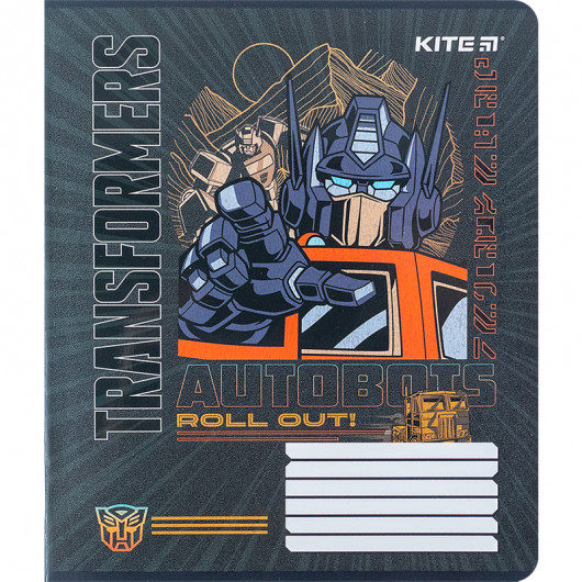 Тетрадь 18 лист., в кл., гибр. лак + УФ лак, Transformers (TF24-236) Kite - фото 17