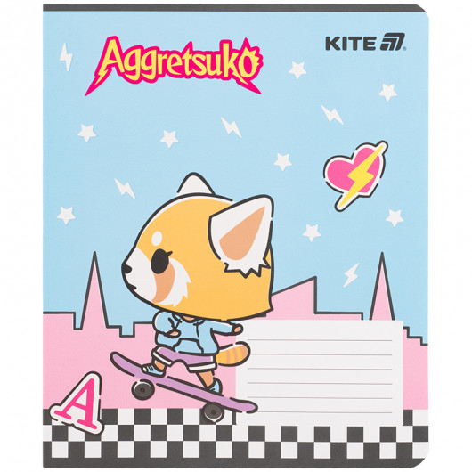 Тетрадь 18 лист., кл., софт тач + УФ лак, Aggretsuko (AR25-236) Kite - фото 14
