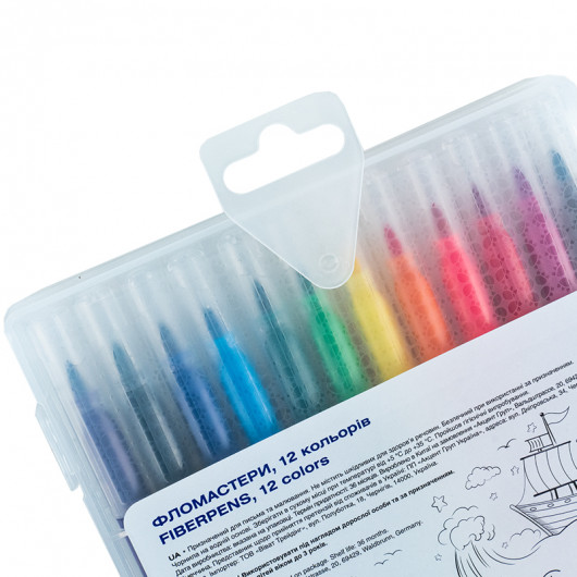 Фломастери-пензлики, набір 12шт, Kite Creative  Kite — фото 5
