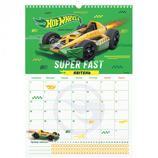 Календар-планер настінний на 2026р., HW26-440 Kite — фото 10