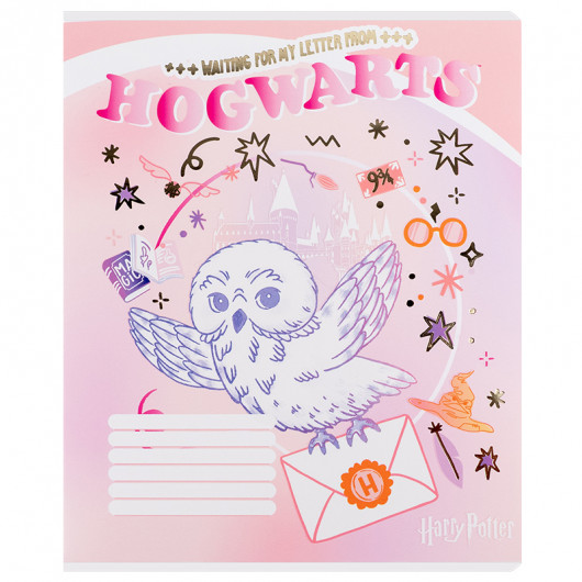 Зошит 18 арк., лін., фольга + УФ лак, Harry Potter (HP25-237) Kite — фото 17