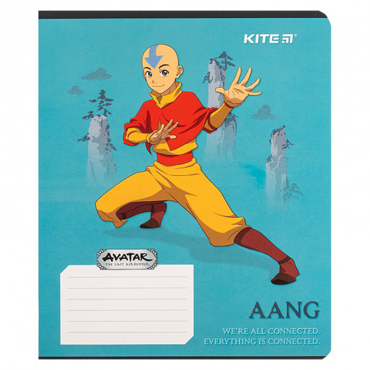 Зошит 18 арк., лін., софт-тач + УФ лак, Avatar (AV24-237) Kite — фото 17