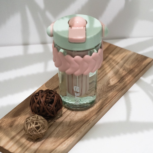 Стакан для води, 700 мл, м'ятно-рожевий Kite — фото 9