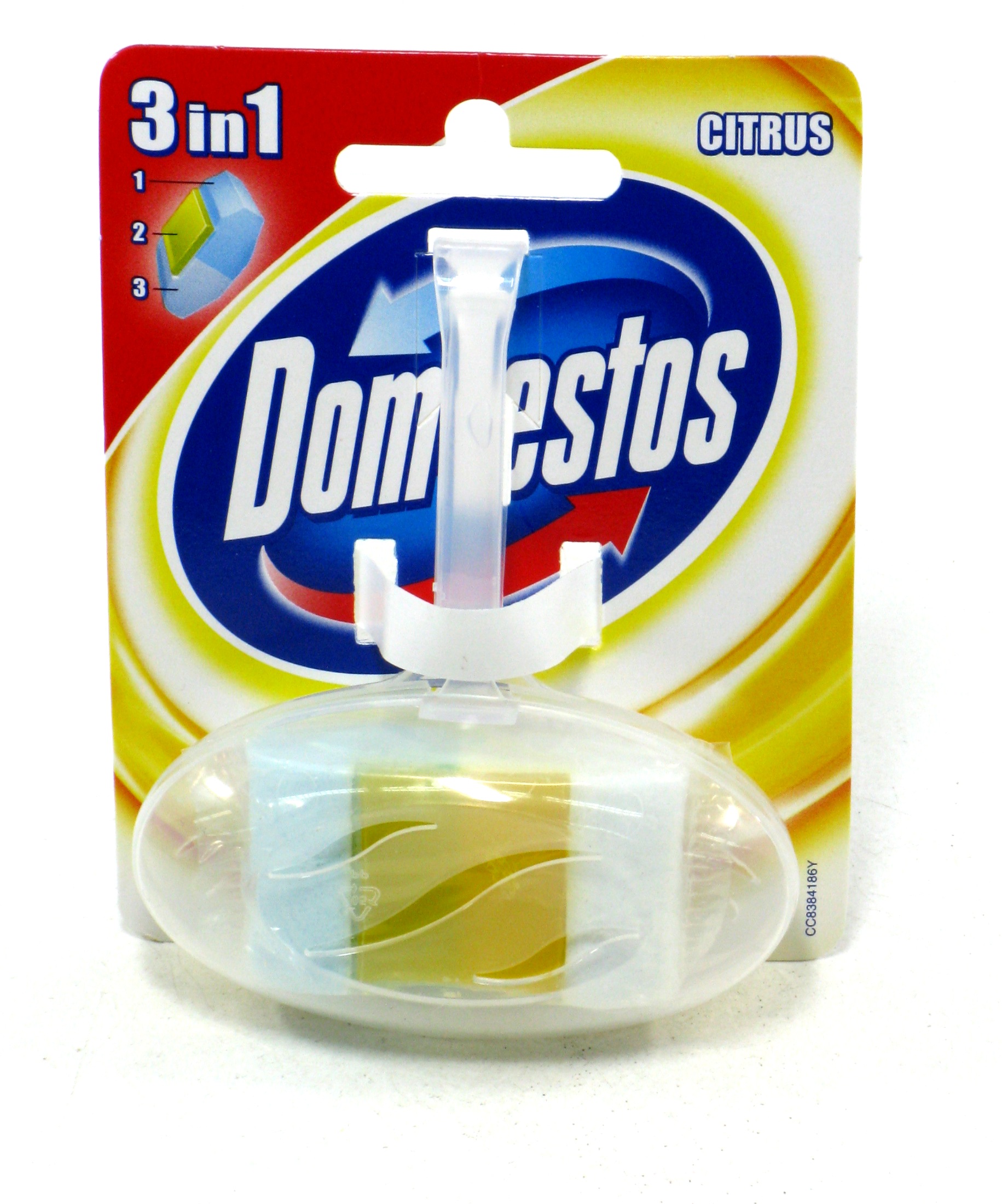 Освежитель для туалетов 40гр. Лимон, твердый DOMESTOS - фото 1