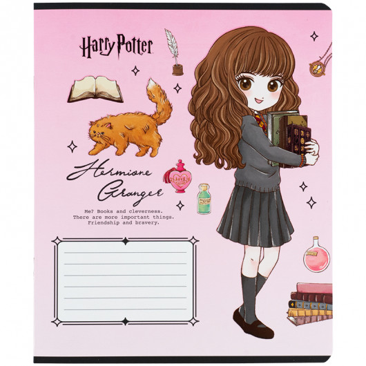 Зошит 12 арк., кл., софт тач + УФ лак, Harry Potter-2 (HP25-232-2) Kite — фото 17