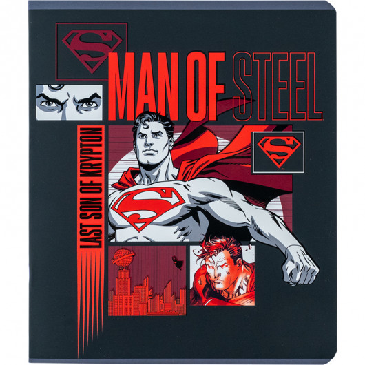 Зошит 24 арк., кл., софт тач + УФ лак, DC Comics (DC24-238) Kite — фото 14