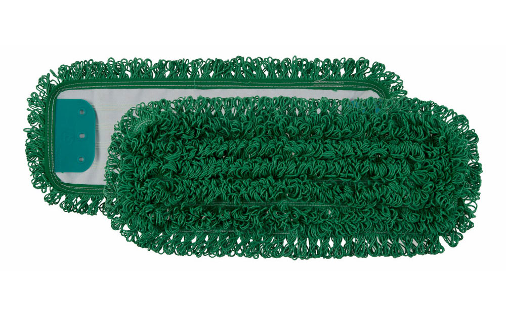 Насадка Моп плоская для швабры 40*13см. Microriccio Wet System микрофибра, зелен. TTS - фото 3
