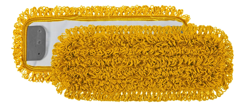 Насадка Моп плоская для швабры 40*13см. Microriccio Wet System микрофибра, желт. TTS - фото 1