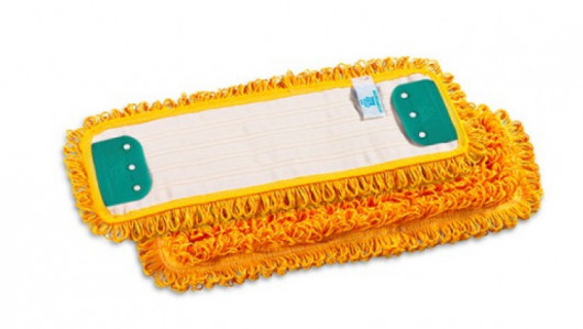 Насадка Моп плоская для швабры 40*13см. Microriccio Wet System микрофибра, желт. TTS - фото 2