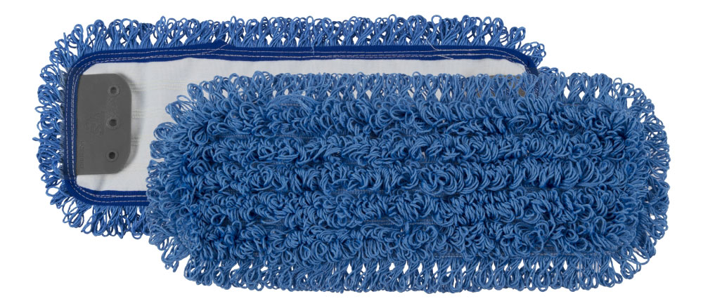 Насадка Моп плоский для швабри 40*13см., Microriccio Wet System мікрофібра, син. TTS — фото 2