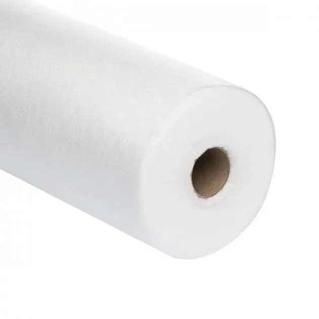 Простынь одноразовая 80см.*100м., 24г/м2., спанбонд, бел. Etalon - фото 2