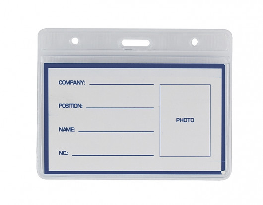 Бейдж горизонтальний 95*75мм. BuroMax — фото 2