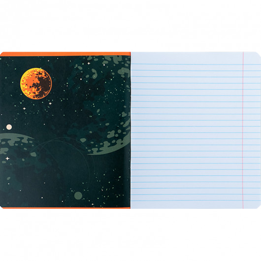 Зошит 12 арк., лін., гібр. лак + УФ лак, NASA (NS24-234) Kite — фото 17