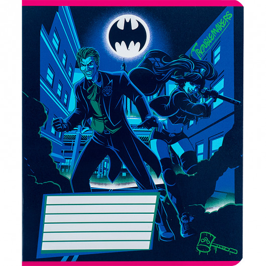 Зошит 18 арк., лін., гібр. лак + УФ лак, DC Comics (DC24-237) Kite — фото 12