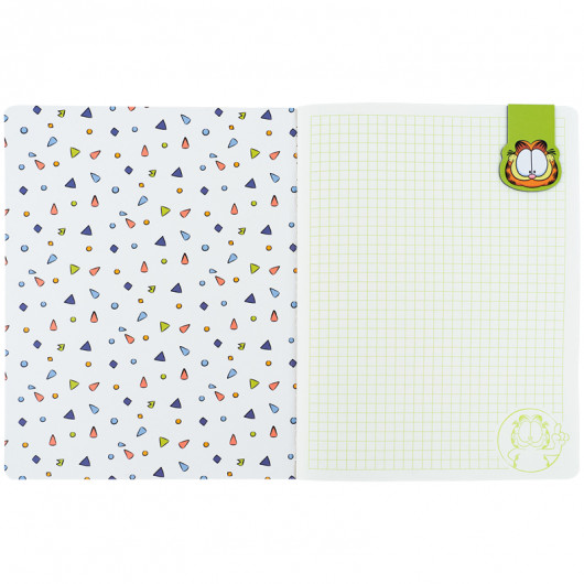 Блокнот с магнитной закладкой, А5, 60 лист., кл., Garfield (GF25-192) Kite - фото 4