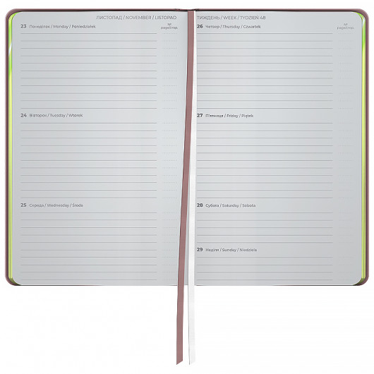 Еженедельник 2026 Partner Mellow, 125*195мм, Dream Axent - фото 4