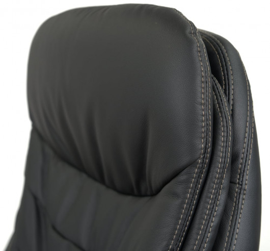 Кресло Валенсия Soft CH MB (Кожа LC-A) черный АКЛАС - фото 20