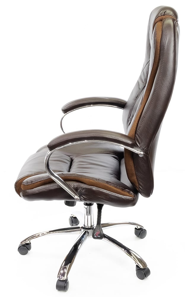 Кресло для руководителя Бешар CH ANF, коричн. АКЛАС - фото 14