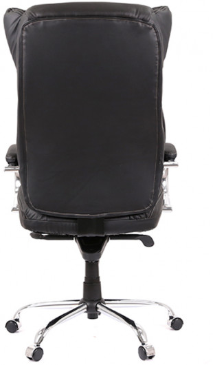 Кресло для руководителя Бадалона CH MB (Кожа LC-A), черн. АКЛАС - фото 20