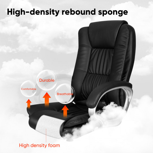 Кресло офисное эргономичное DELI EXECUTIVE CHAIR, PU кожа (4524), черн. DELI - фото 9