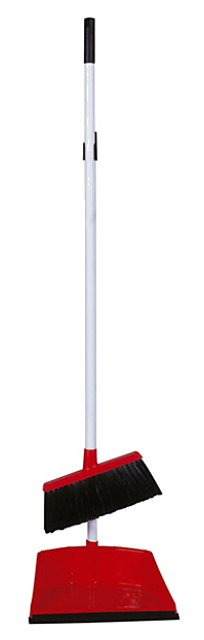 Совок для сміття з мітлою пластиковий Італія - фото 1