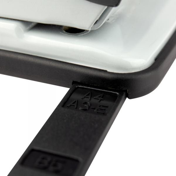 Дырокол на 2 отверстия, до 20 листов Exakt-2, металлический, черн. Axent - фото 7