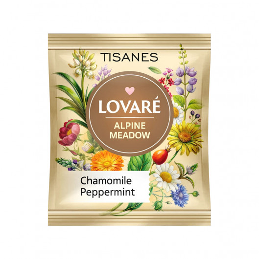 Бленд чая травяного, цветочного и зеленого 