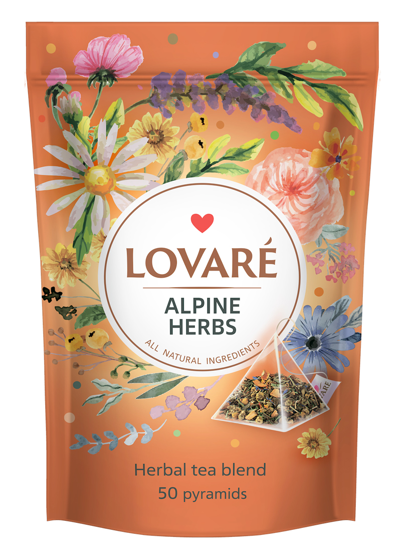 Бленд чая травяного, цветочного и зеленого 