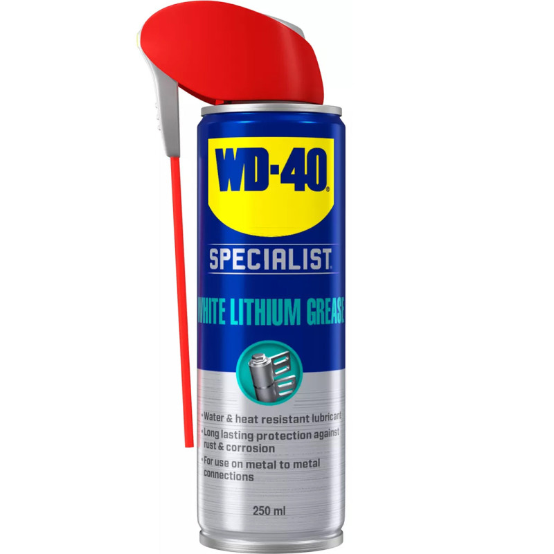 Біле літієве мастило WD-40, 250 мл., аерозоль WD-40 — фото 1