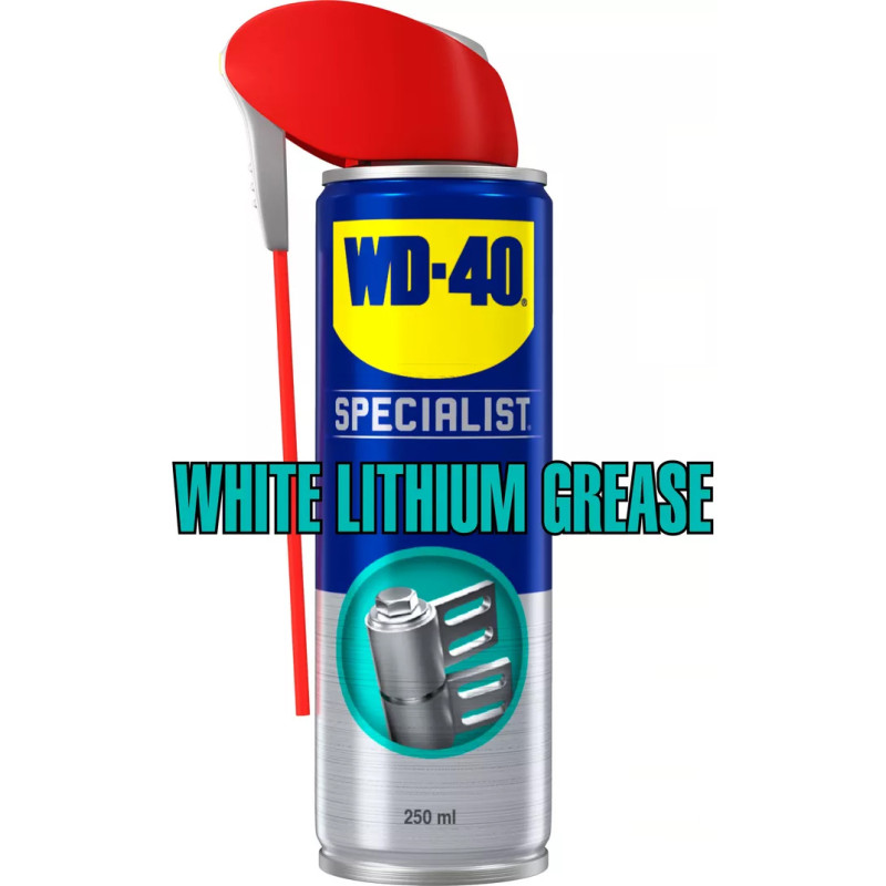 Біле літієве мастило WD-40, 250 мл., аерозоль WD-40 — фото 2