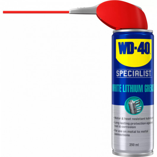Біле літієве мастило WD-40, 250 мл., аерозоль WD-40 — фото 3