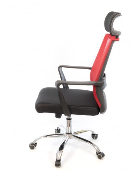 Крісло для персоналу Крокус CH TILT, черв. АКЛАС — фото 5
