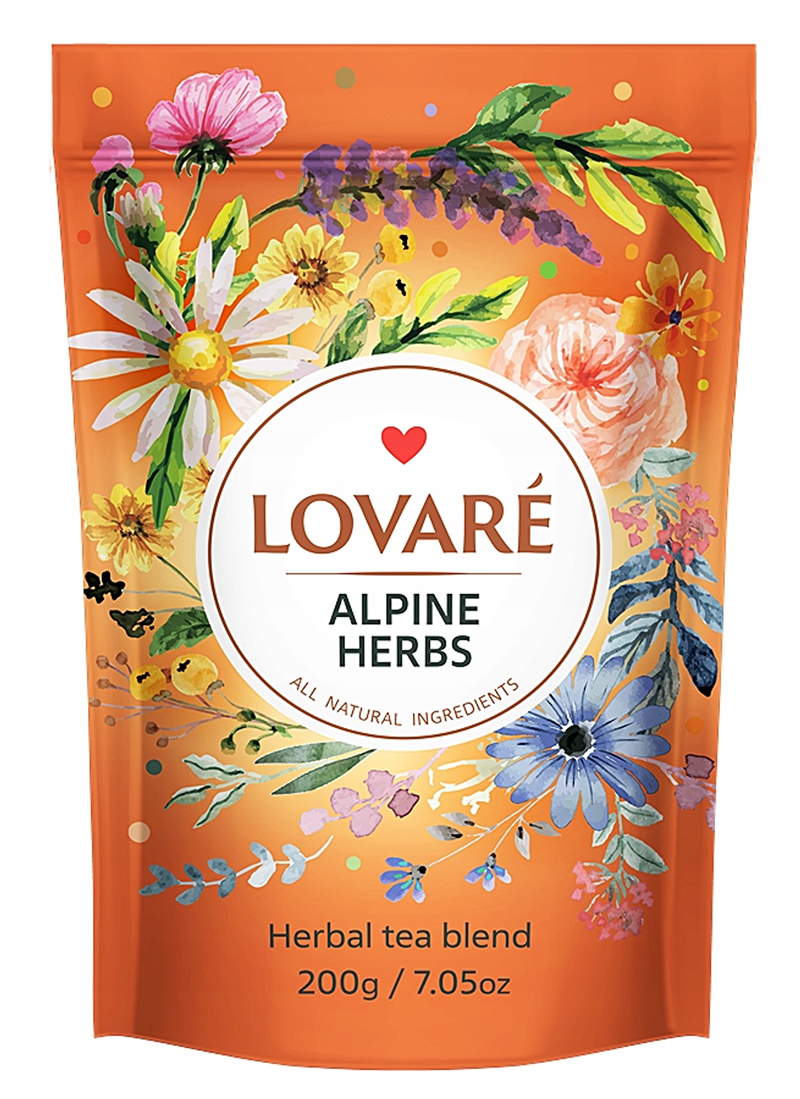 Бленд чая травяного, цветочного и зеленого 