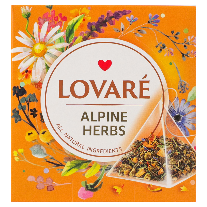 Бленд чая травяного, цветочного и зеленого 