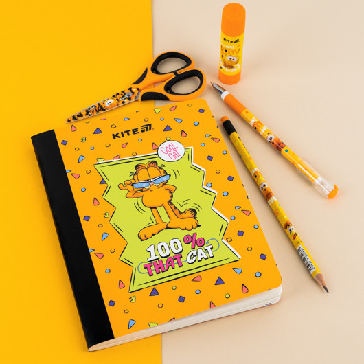 Блокнот с магнитной закладкой, А5, 60 лист., кл., Garfield (GF25-192) Kite - фото 5