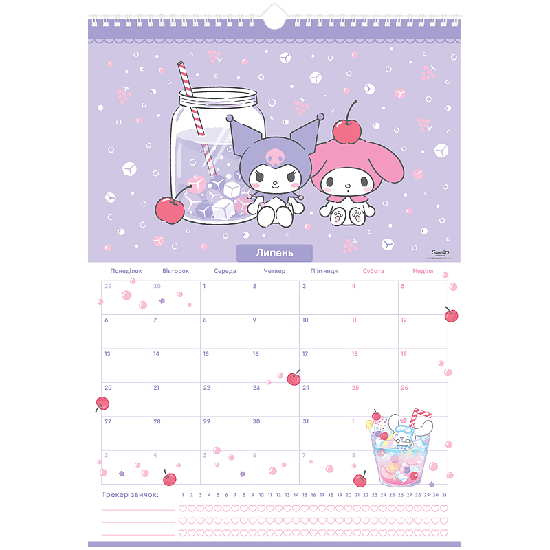 Календарь-планер настенный на 2026 р., HK26-440 Kite - фото 12