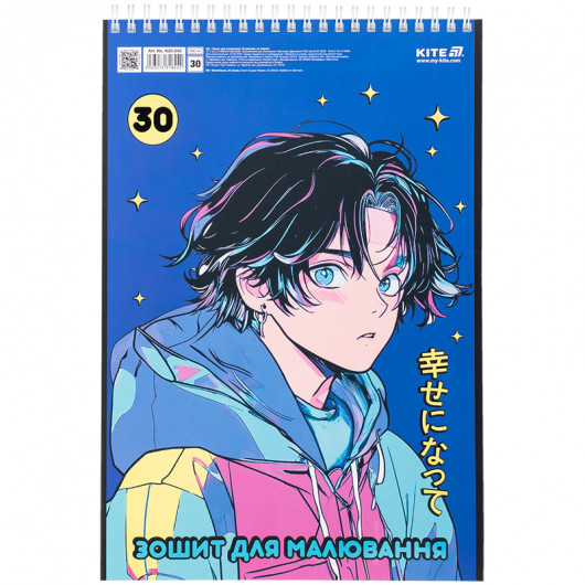 Тетрадь для рисования, 30 л., спир., софт тач + УФ лак, Kite Kite - фото 7