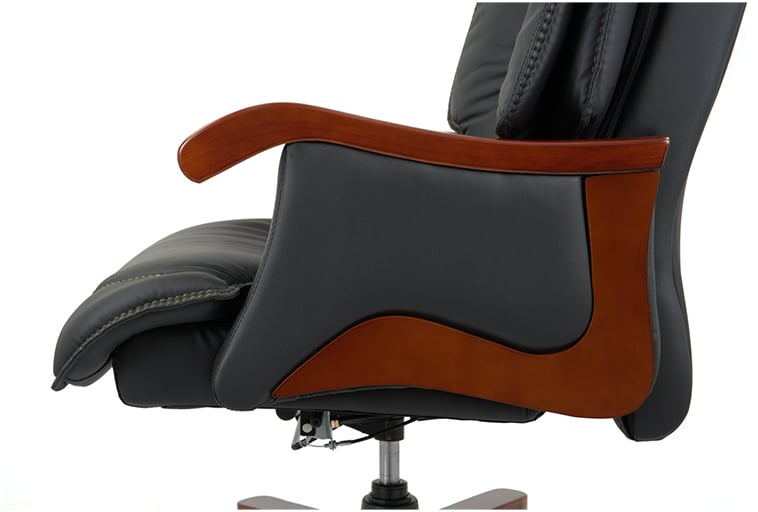 Кресло Галахад EX RL (Кожа LC-A) черный АКЛАС - фото 21