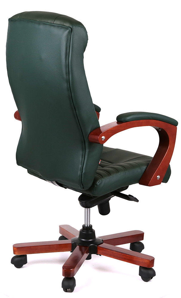 Кресло для руководителя Атлант EX MB, (Кожа LC) зелен. АКЛАС - фото 32
