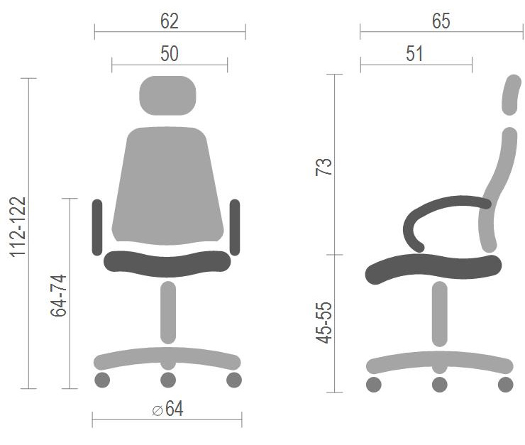 Крісло Крокус W CH TILT, зелен. АКЛАС - фото 2