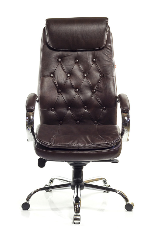 Кресло для руководителя Лацио CH MB, коричн. АКЛАС - фото 1