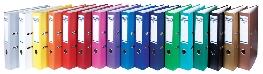 Реєстратор 7,5см. А4 (PP), Master, блакит. DONAU — фото 4