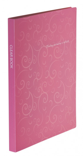 Папка на 20 файлов Barocco, розов. BuroMax - фото 4