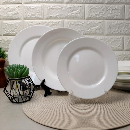 Тарілка десертна EVERYDAY, 19см., 6шт/уп. (G0565), біл. Luminarc — фото 4