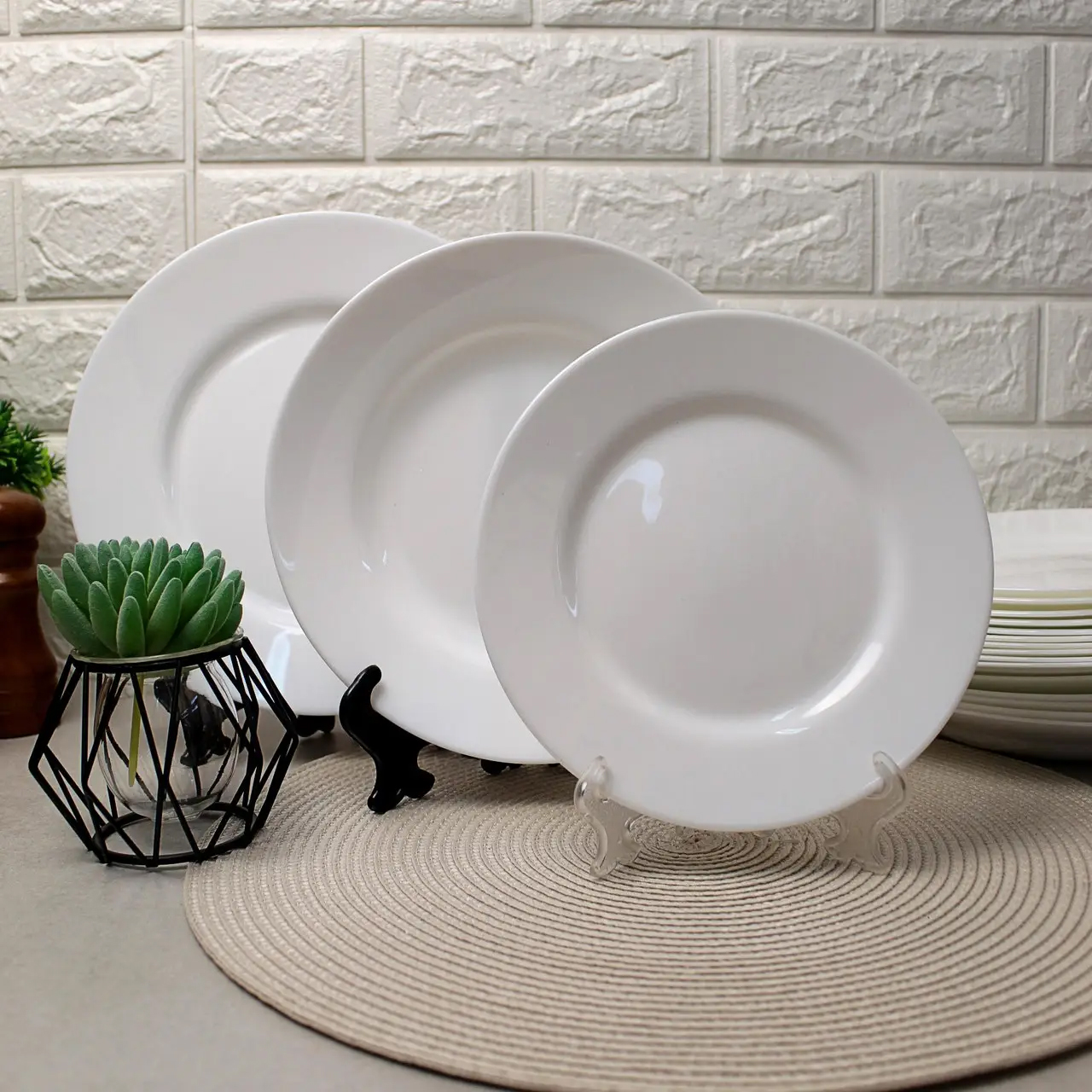 Тарілка десертна EVERYDAY, 19см., 6шт/уп. (G0565), біл. Luminarc — фото 4